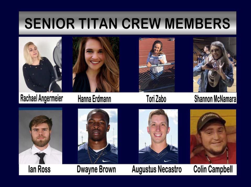 Tipping our cap to all of our senior Titan Crew members who have put in countless hours bringing the Titans into your living rooms. Thanks for all you have done!